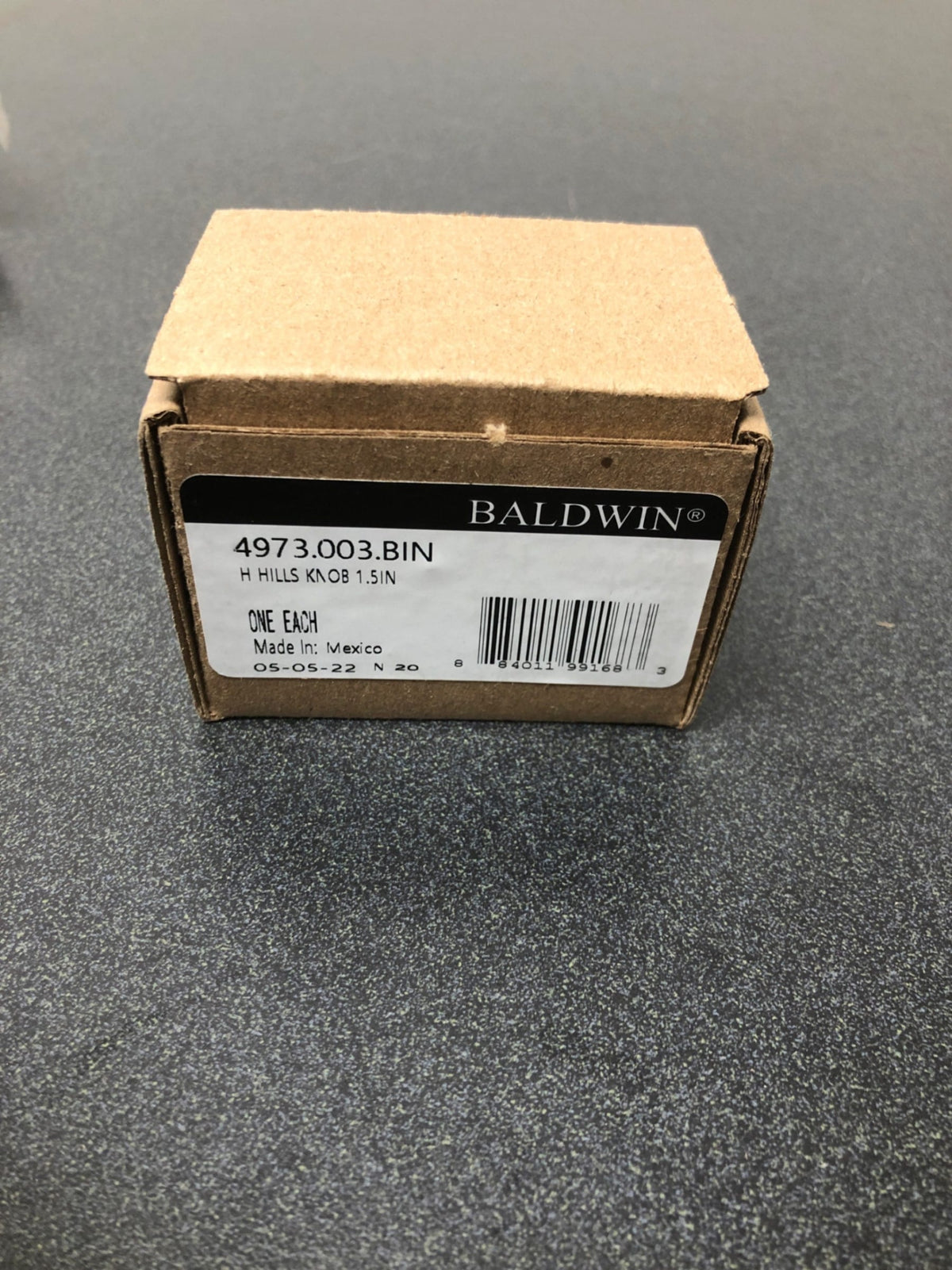 Baldwin 4973003BIN Hollywood Hills 1-1/2 Inch Mushroom Cabinet Knob from the Estate Collection - Lifetime Polished Brass