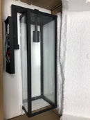 Trans Globe Lighting 40752 BK Oxford Single Light 22-1/2" Tall Outdoor Wall Sconce - Black