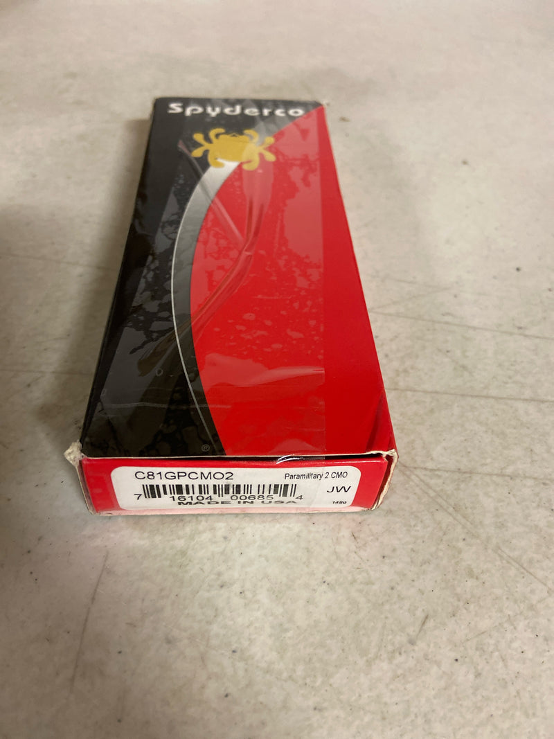 Spyderco Para Military 2 Signature Camo Knife with 3.42" CPM S45VN Steel Blade and Durable G-10 Handle - PlainEdge - C81GPCMO2