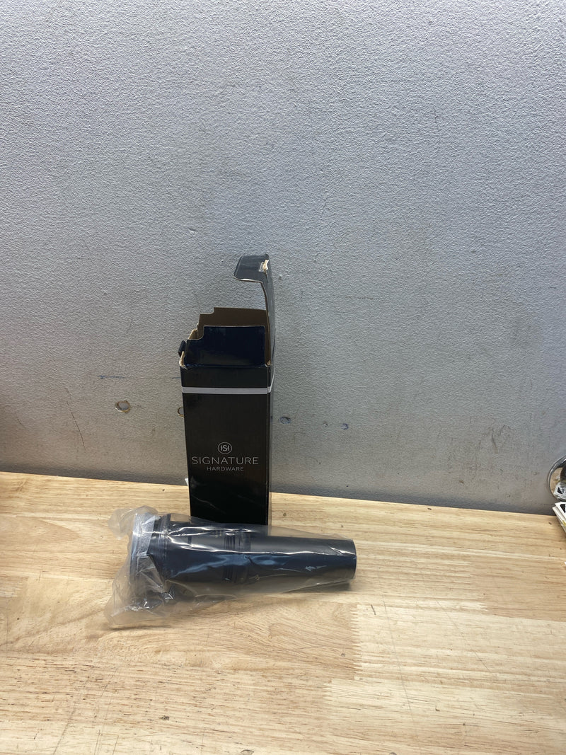 Pop-Down Bathroom Sink Drain with Overflow - Matte Black