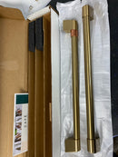 Cafe CXWD7H0PNCG 27" Double Wall Oven Handle Kit - Brushed Brass