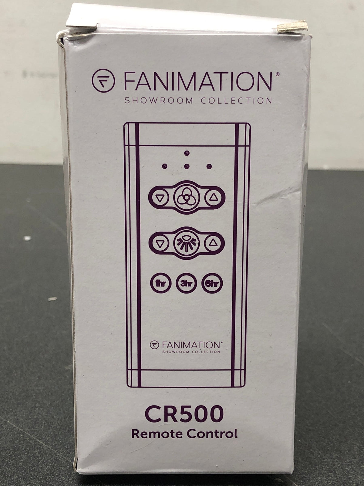 Fanimation CR500 Non-Reversible Fan and Light Remote - White