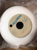 KRAUS Elavo Round Vessel White Porcelain Ceramic Bathroom Sink, 14 inch KCV-341