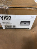 Vigo VG04064 Concreto Stone 16Concreto Stone 12" Rectangular Concrete Vessel Bathroom Sink - Gray