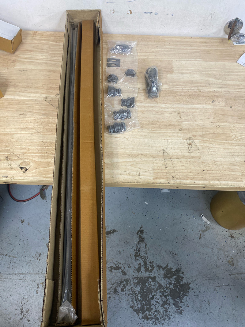 Signature Hardware 436272 Beaded Iron Cremone Bolt for 6' Windows - Antique Iron