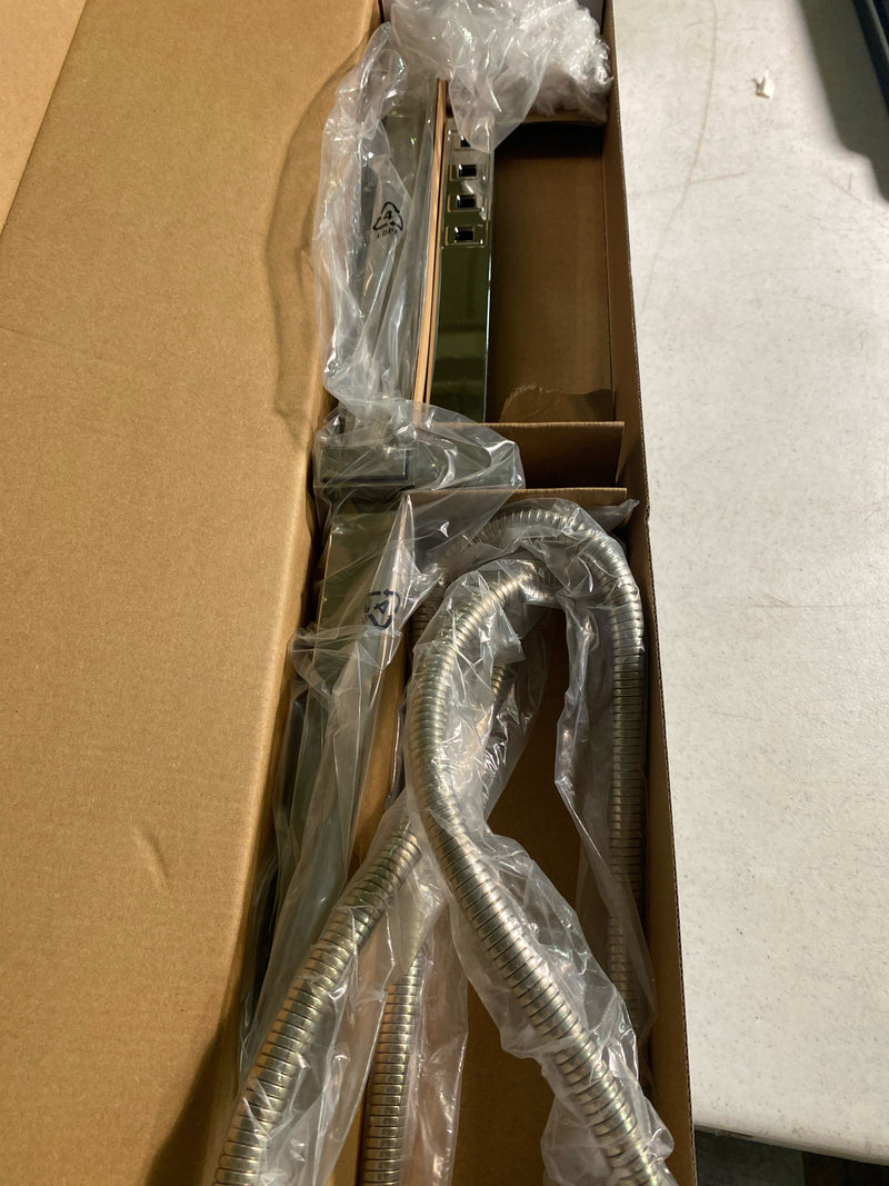 Delta 51567-PN-PR 1-Spray Patterns 1.75 GPM 1.38 in. Wall Mount Handheld Shower Head with H2Okinetic in Lumicoat Polished Nickel