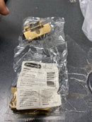 Amerock BPR8704CZ Functional Hardware 1/2 Inch Overlay Surface Mount Cabinet Door Hinge with 105 Degree Opening Angle and Self Close Function - Pair - Champagne Bronze