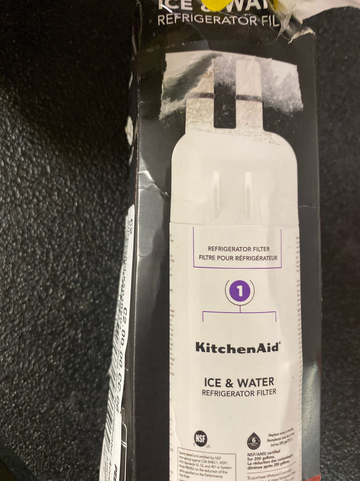 KitchenAid KAD1RXD1 KitchenAid Refrigerator Water Filter 1 - KAD1RXD1 (Pack of 1) - N/A