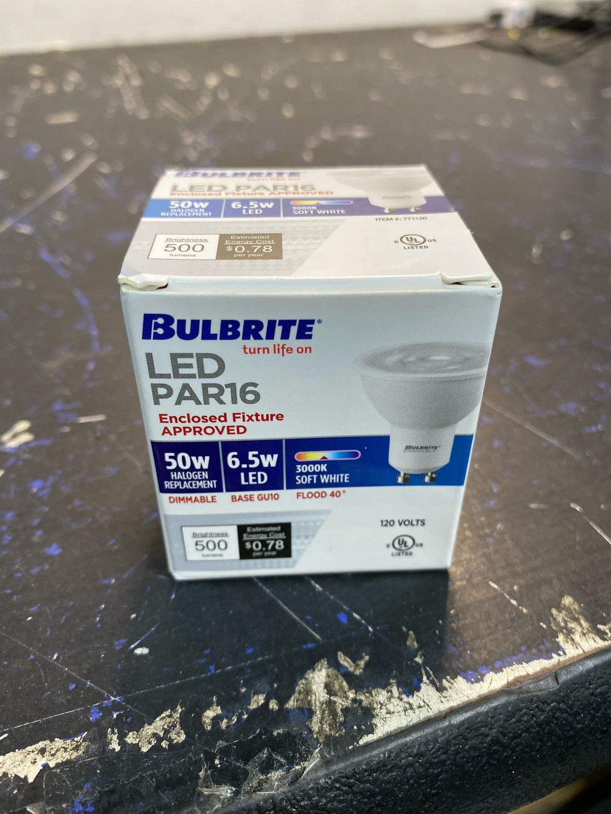 Bulbrite 771120 - LED6PAR16GUFL40/50/830/D/4 PAR16 Flood LED Light Bulb