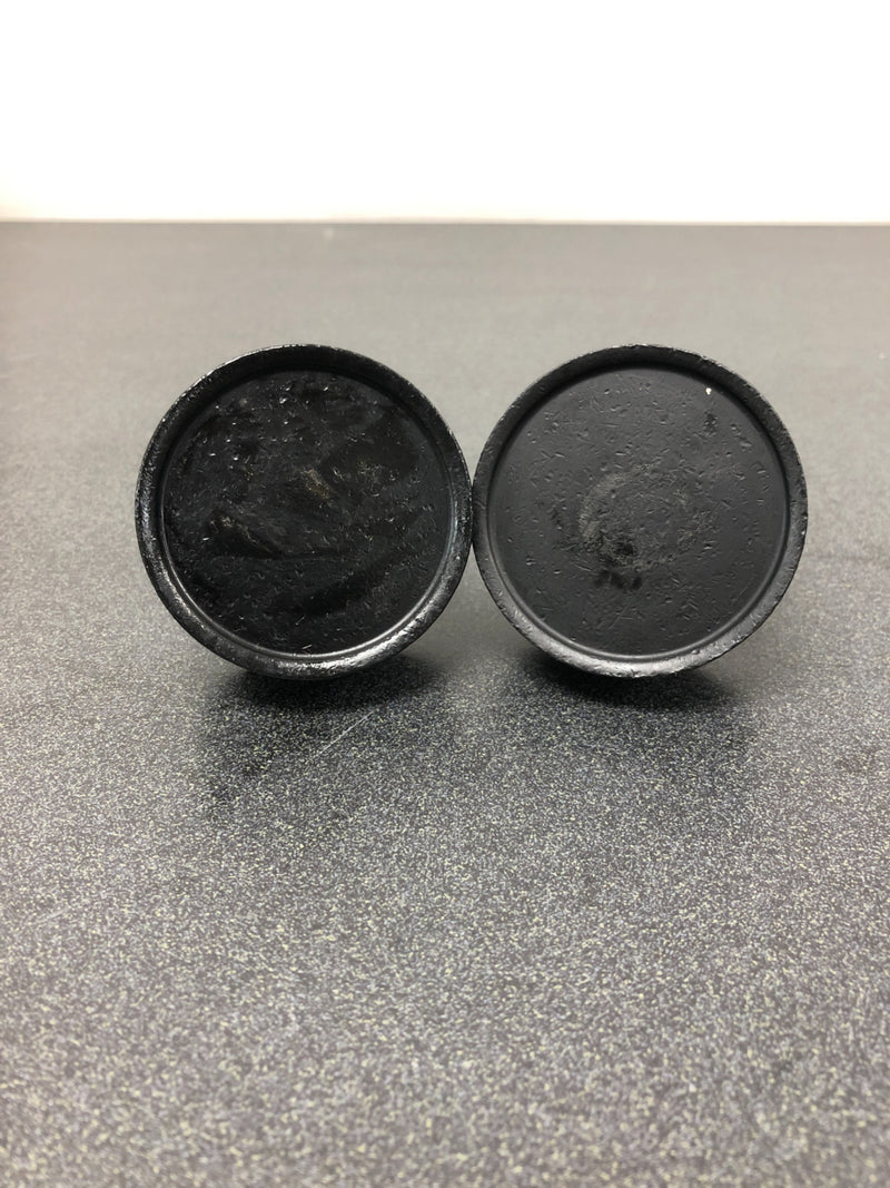 Baldwin K008402MR Hollywood Hills 2-1/4 Inch Diameter Replacement Door Knob without Rosette - Pair - Distressed Oil Rubbed Bronze