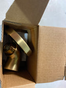 Kohler K-22172-2MB Purist Stillness Wall Supply Elbow with Check Valve - Vibrant Brushed Moderne Brass