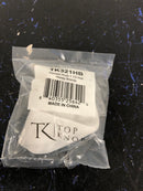 Top Knobs TK321HB Reeded 1-1/2 Inch Mushroom Cabinet Knob from the Chareau Collection - Honey Bronze