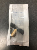 Alno A2902-CHP/MB Vita Bella 1-3/4" Modern Knurled Industrial "T" Bar Designer Cabinet Knob / Drawer Bar Knob - Champagne / Matte Black