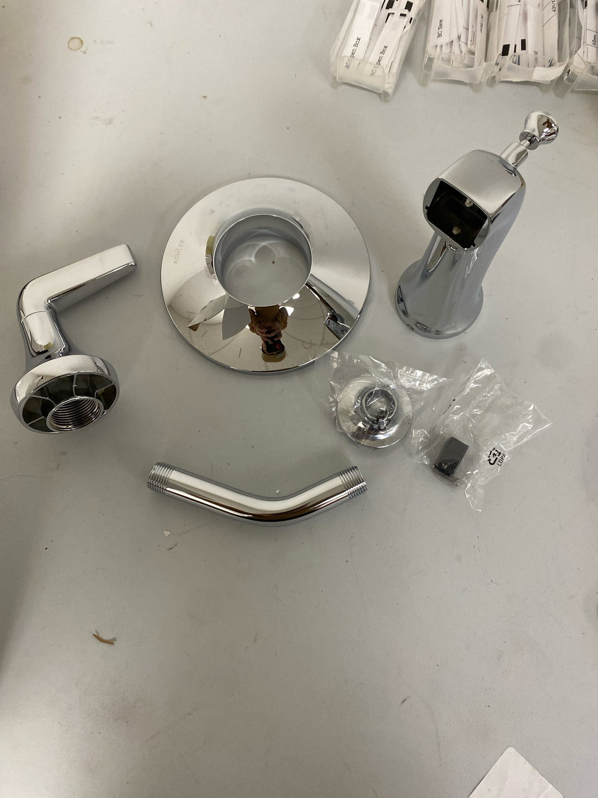 Kohler K-TLS22027-4-CP Tempered Tub and Shower Trim Package - Polished Chrome