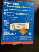 Westinghouse 0124000 Sidemount Plus Fan Box, 2-1/8 Inch Deep Gray