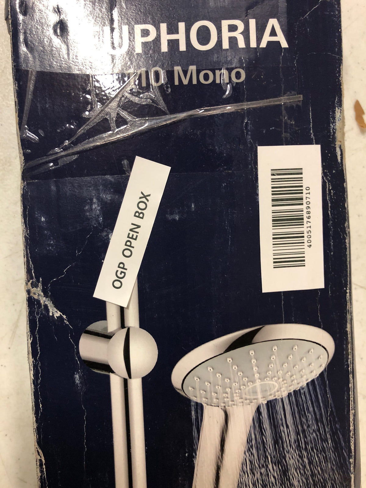 Grohe 2726600E Euphoria Hand Shower Set with 24" Slide Bar, 59" Hose and Soap Dish 1.5gpm WaterCare - Starlight Chrome