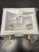 Jones Stephens B05944 WASHING MACHINE VALVE BOX 1/2 WIRSBO STYLE PEX C/O - White