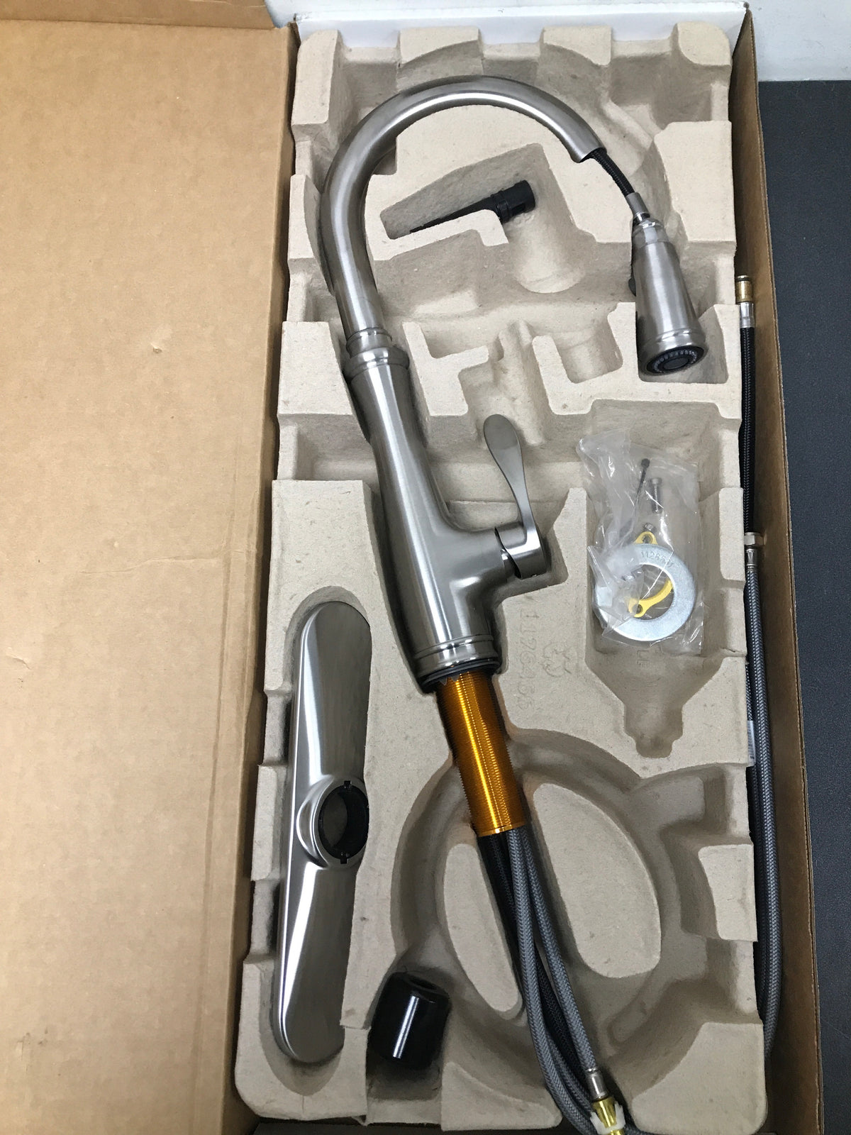 Kohler K-560-VS Bellera Pull-Down Kitchen Faucet with DockNetik Secure Docking System and Pull-Down 3-Function Sprayhead Featuring Sweep Spray Technology - Vibrant Stainless