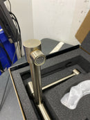 VIGO Zurich Single Handle Pull-Down Sprayer Kitchen Faucet Set with Deck Plate in Stainless Steel