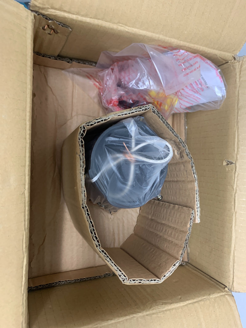 Kichler 9956BK Madison Single Light 10" Wide Outdoor Post Light with Clear Beveled Glass Panels - Black