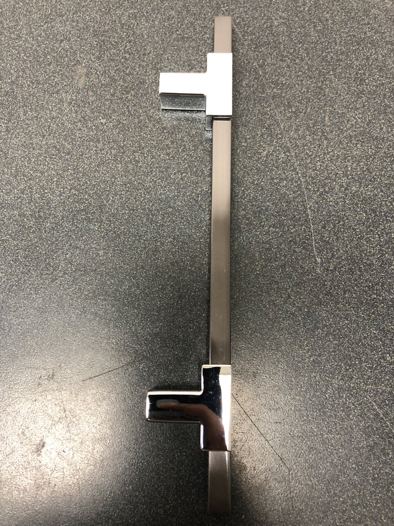 Amerock BP77812826BCR Urbanite 5-1/16 Inch Center to Center Bar Cabinet Pull - Polished Chrome / Black Chrome