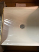 Signature Hardware SHREV300WH Resser 22" Solid Surface Bathroom Sink - White