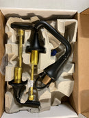 Kohler 27416-4-BL Tone 8 in. Widespread Double Handle Bathroom Faucet in Matte Black