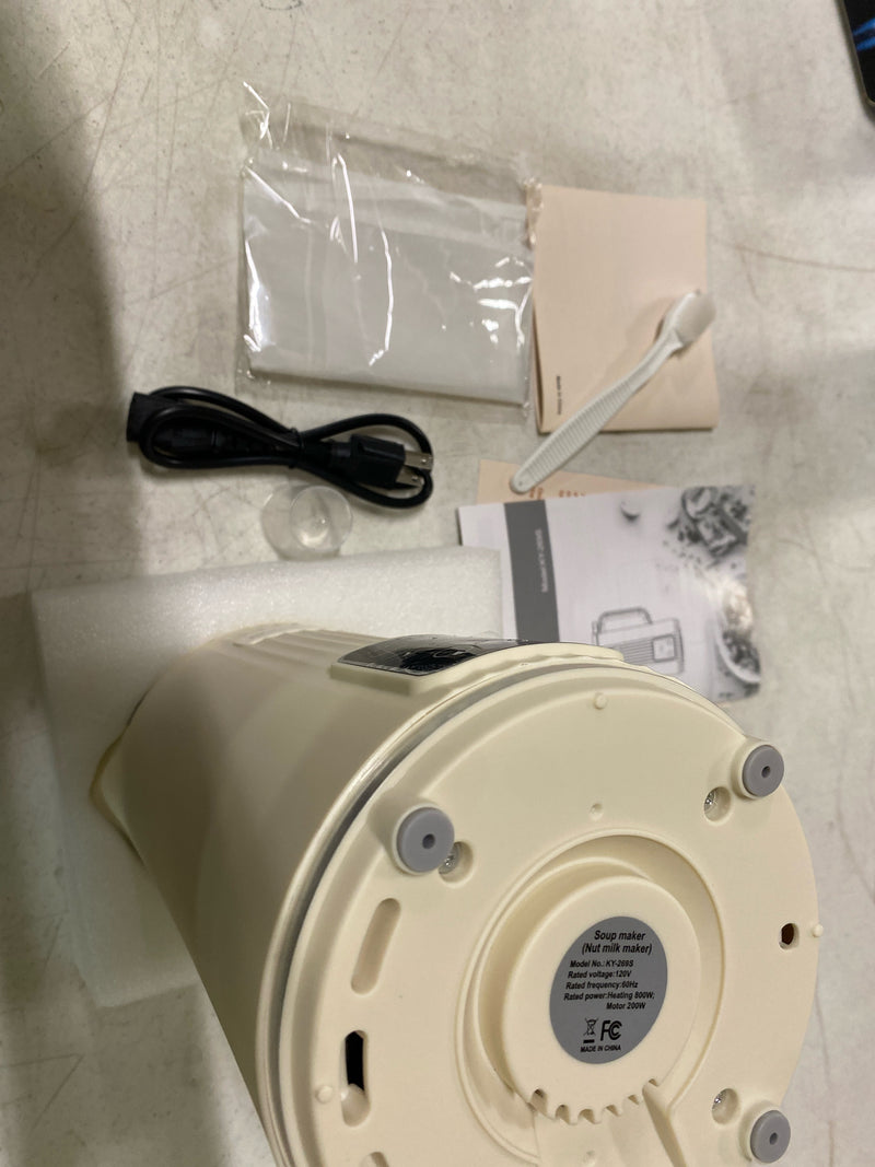 40oz Automatic Nut Milk Maker, 8 in 1 Plant Based Milk Machine for Homemade Almond, Oat, Milk Shake, Soy Milk & Non-Dairy Beverages with Delay Start/Self-Cleaning/Boil Water/Juice