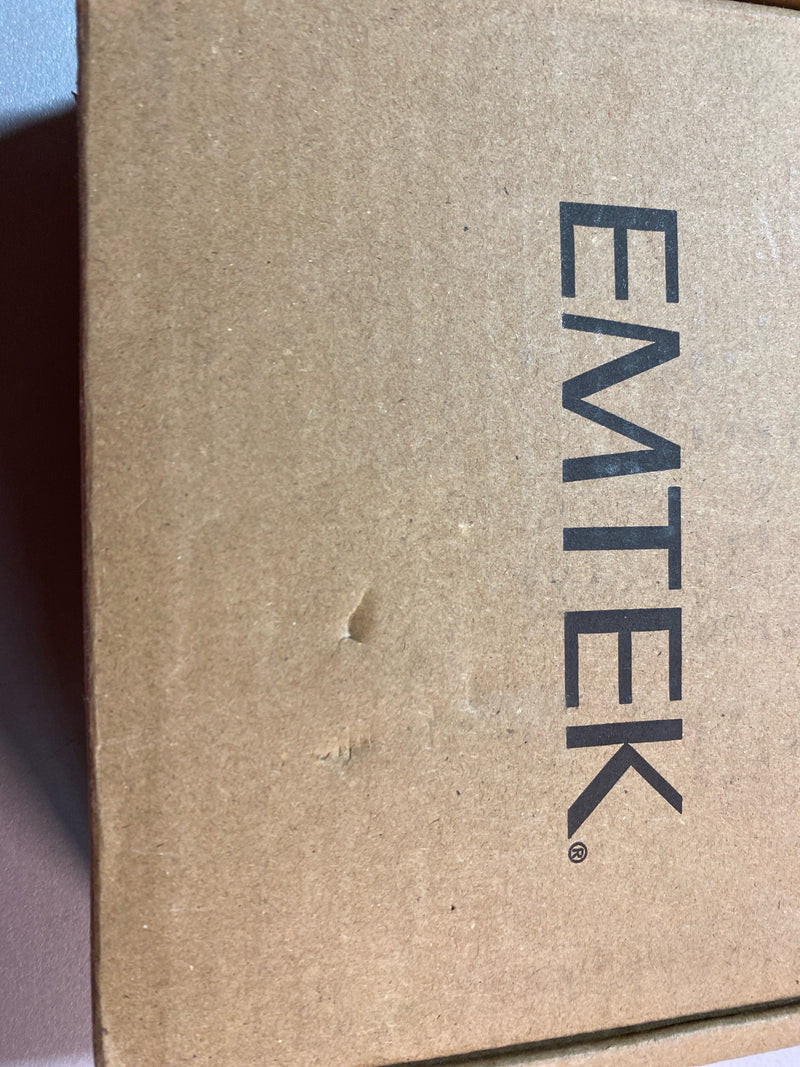 Emtek 92034US19 4" x 4" Plated Steel Heavy Duty 5/8" Radius Round Corner Plain Bearing Hinges - Pair - Flat Black