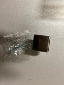 Amerock 2000641 Blackrock 1-3/16 in. (30mm) Modern Gunmetal Square Cabinet Knob