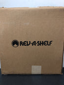 Rev-A-Shelf 3072-18-11-52 Value Line 18 Inch Full Circle 2 Shelf Lazy Susan Set with Adjustable 26-31 Inch Shaft - White