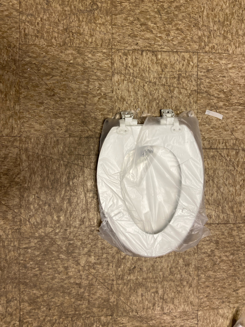 Kohler K-20454-0 Ridgewood Elongated Molded Wood Toilet Seat with Quiet-Close - White