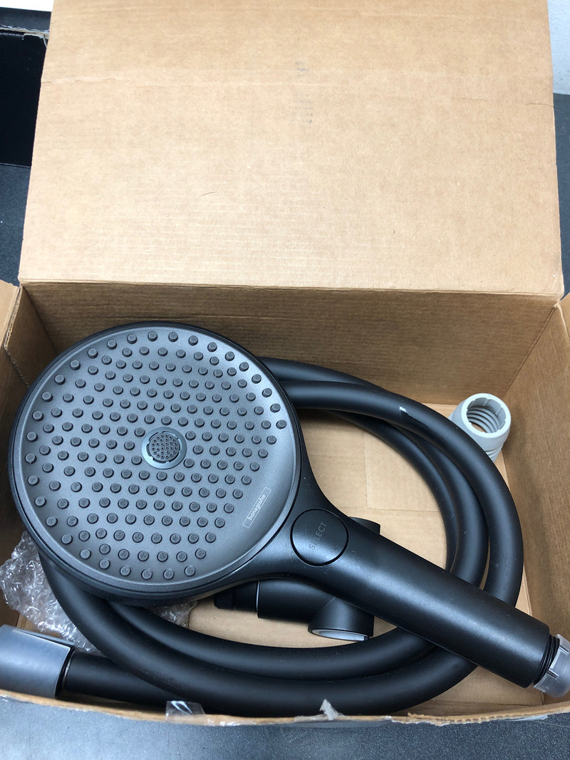 Hansgrohe 26914671 Rainfinity 1.75 GPM Multi Function Hand Shower Set with Shower Arm Holder and Hose - Matte Black