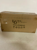 Elegant Lighting LD7309W24CH Harris 3 Light 10" Tall Bathroom Sconce - Chrome / Clear