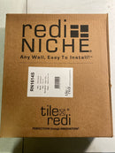 Tile Redi USA Niche Single Recessed Shower Shelf – Black, One Inner Shelf, 16-Inch Width x 14-Inch Height x 4-Inch Depth (620)