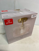 Globe Electric 91009613 Suzie 10"W Semi-Flush Drum Ceiling - Matte