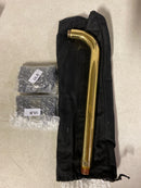 Rohl 1455/12ULBSPECIAL ORDER ONLY NON-CANCELABLE AND NON-RETURNABLE ROHL WALL MOUNTED SHOWER ARM 12^ BRASS 1^ DIAMETER 1/2^M x 1/2^M NPT IN UNLACQUERED BRASS