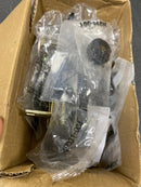 Kwikset 971HFLSQT-514 Halifax Lever Single Cylinder Interior Pack with Square Rose for Handlesets - Matte Black