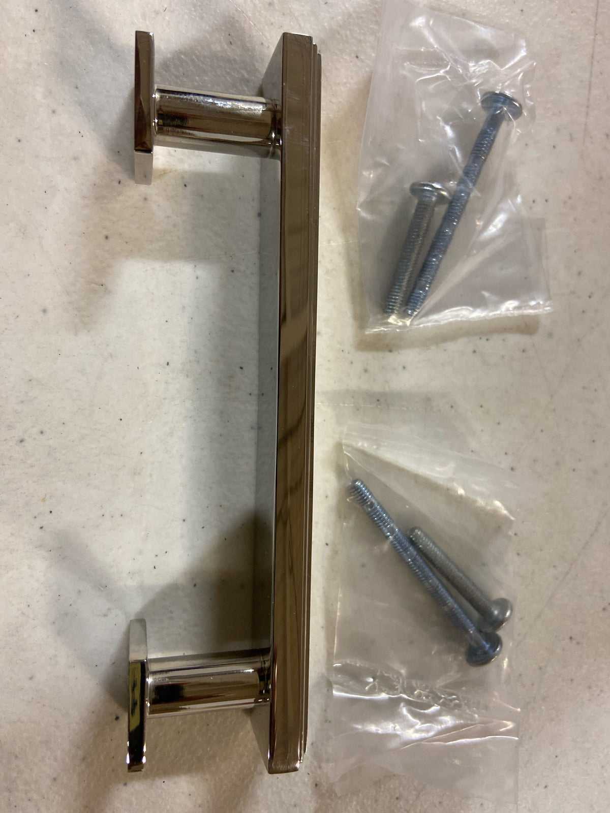 Signature Hardware 481224 Dallin 4 Inch Center to Center Bar Cabinet Pull - Polished Nickel