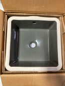 Kohler K8188-58 Verticyl 13-1/16" Square Vitreous China Undermount Bathroom Sink with Overflow Drain - Thunder Grey