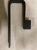 ICO Bath V3315 Volkano Cinder 8" Towel Bar - Matte Black