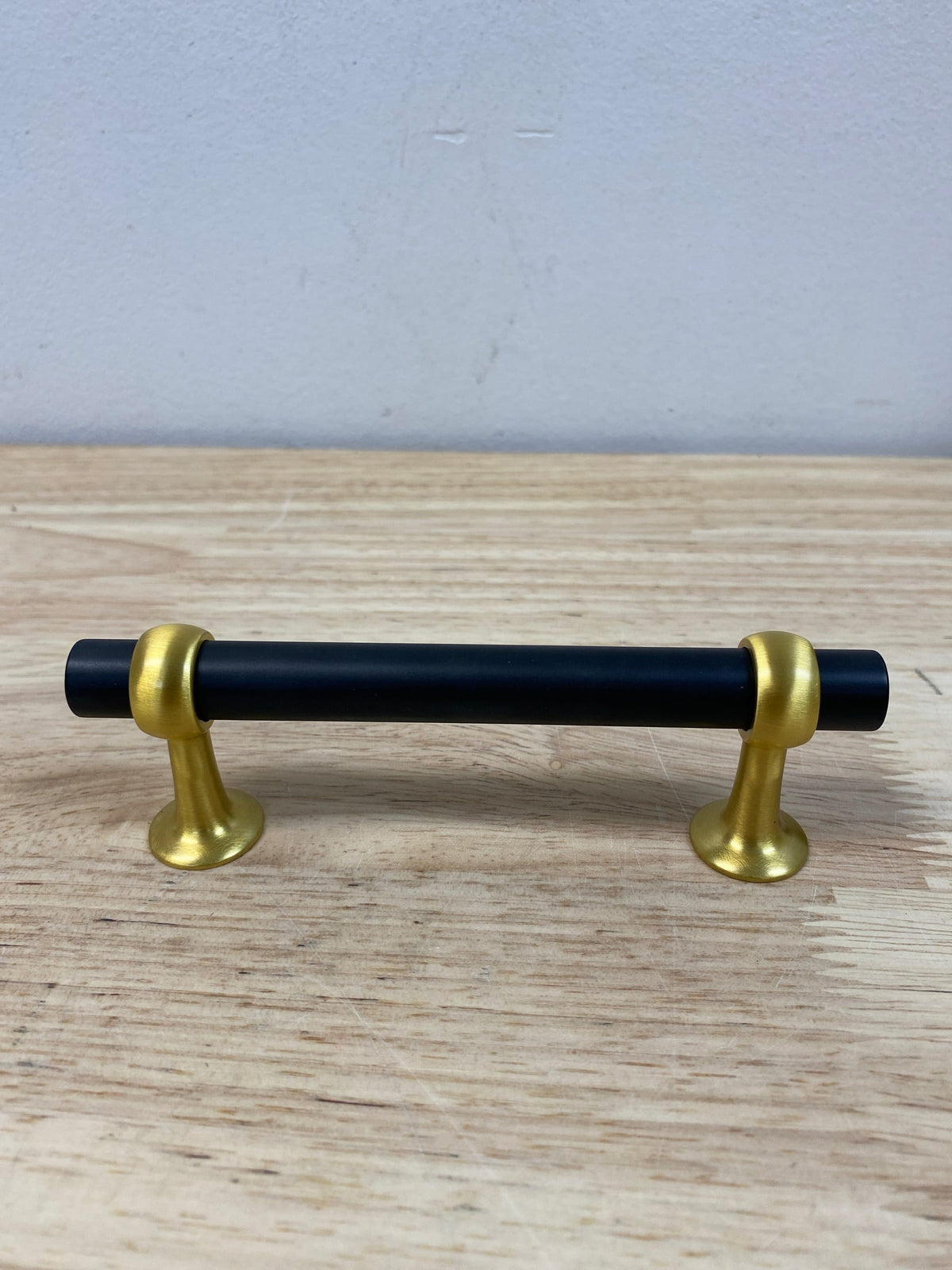 Belwith Keeler B077523-MBBGB Ostia 3-3/4 Inch Center to Center Bar Cabinet Pull - Matte Black and Brushed Golden Brass