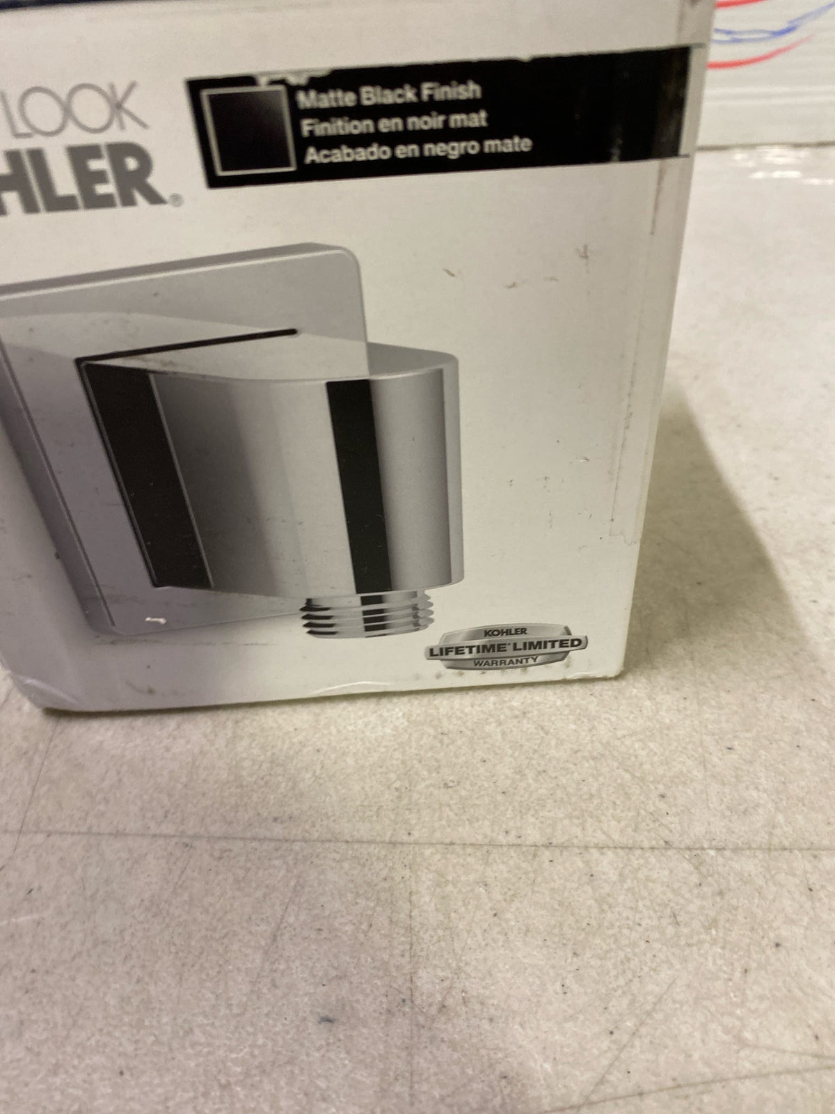 Kohler K-98350-BL Awaken Wall Supply Elbow - Matte Black