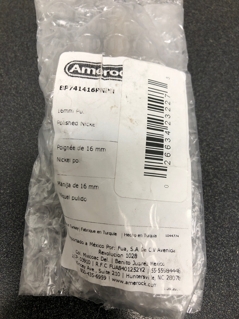 Amerock BP741416PNPN Transcendent 3-3/16 Inch Bar Cabinet Knob - Polished Nickel