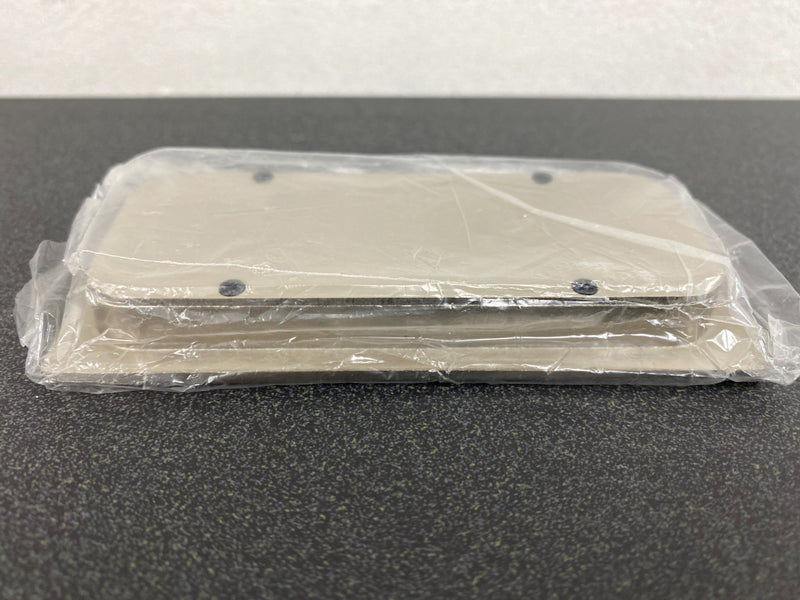 Emtek 220304US15 Modern Rectangular 4 Inch Tall Rectangular Flush Door Pull - Satin Nickel