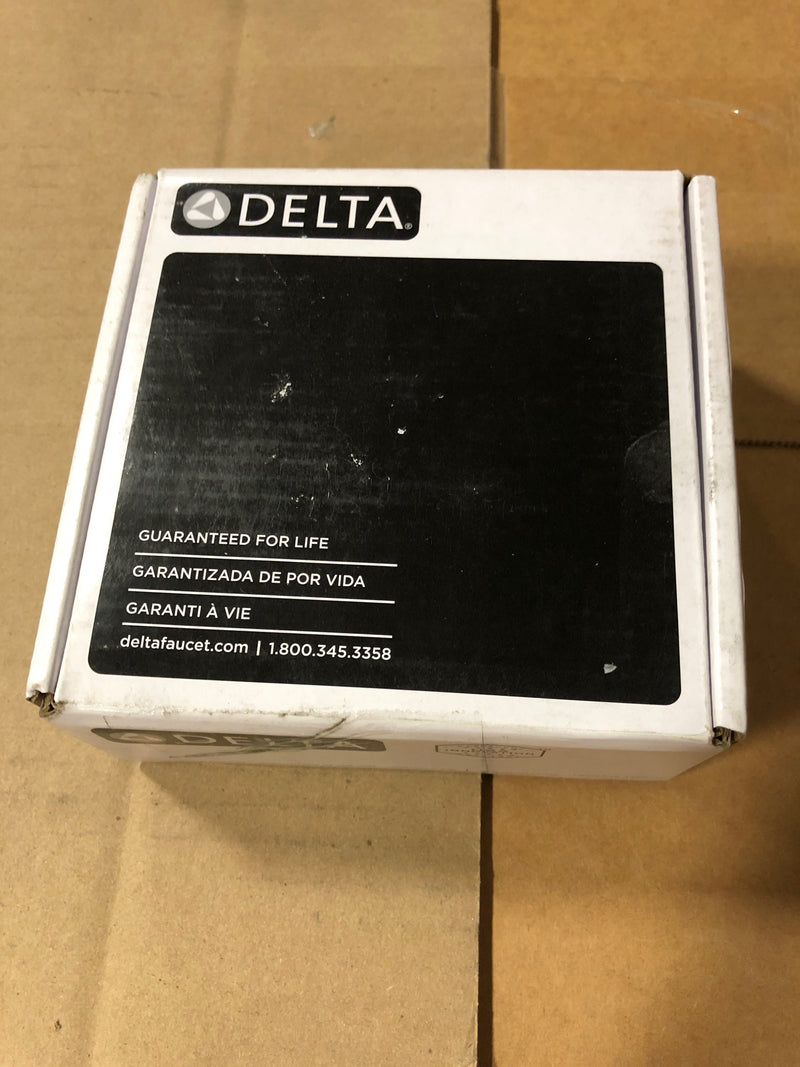 Delta DT021202-PN Straight Supply Stop Valve with Cross Handle - Less Supply Line - Brilliance Polished Nickel