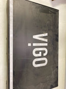 VIGO Cass 12'' H Double Handle Widespread Bridge Kitchen Faucet with Pull-Out Sprayer in Matte Black-VG02051MB