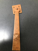 Signature Hardware 302794 Rustic Gate Rim Latch - Rust
