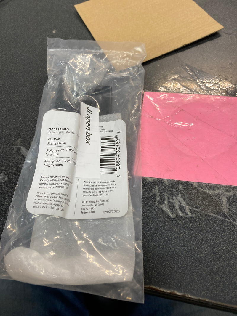 Miseno mcpep1319 mulberry 3-3/16" center to center finger cabinet pull - black