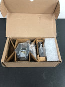 Baldwin PSTUBCSR190 Tube Passage Leverset with Contemporary Square Rose - Satin Black